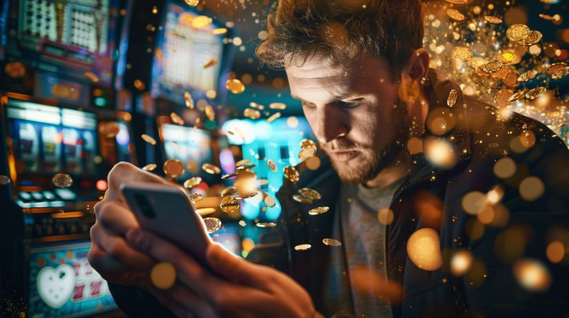 Pengguna mengakses gmtoto88 lewat smartphone dengan antarmuka responsif